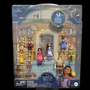 Disney’s Wish The Teens Pack of 8 Posable Mini Dolls & Star Figure